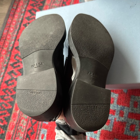 Prada Triangle Logo Loafers - Picture 10 of 12